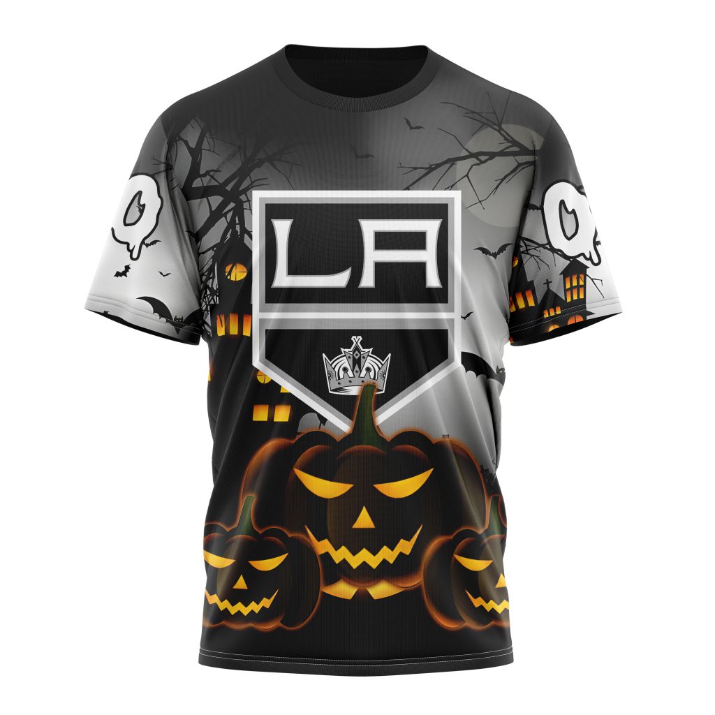 Los Angeles Kings Special Design For Halloween Personalized Name And Number T-Shirt Oregontrailrvpk Shirt