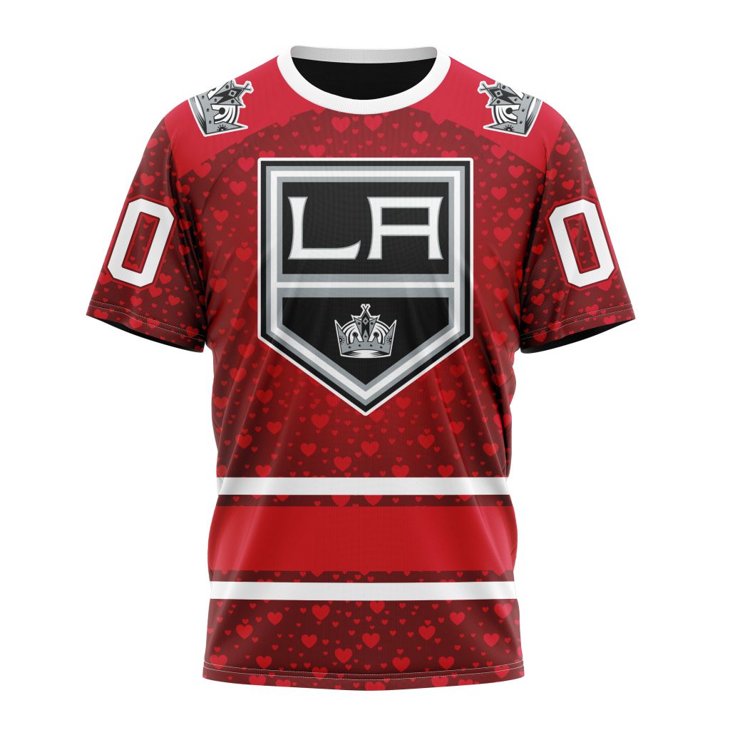 Los Angeles Kings Special Gift For Valentines Day 01 Personalized Name And Number T-Shirt Oregontrailrvpk Shirt