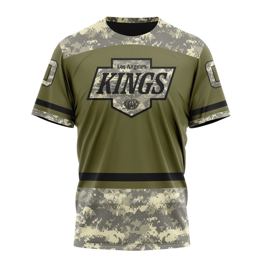 Los Angeles Kings Special Military Appreciation Design 04 Personalized Name And Number T-Shirt Oregontrailrvpk Shirt