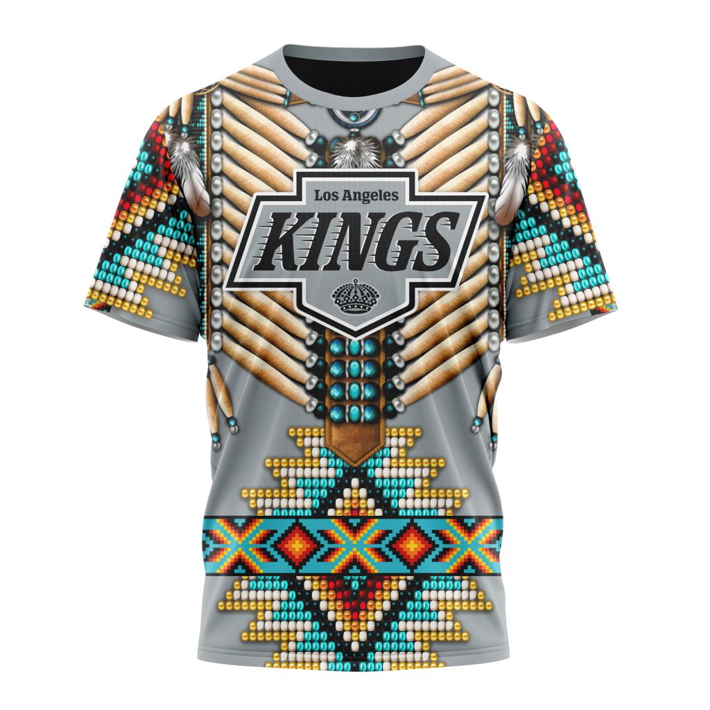 Los Angeles Kings Special Native Costume Design 02 Personalized Name And Number T-Shirt Oregontrailrvpk Shirt