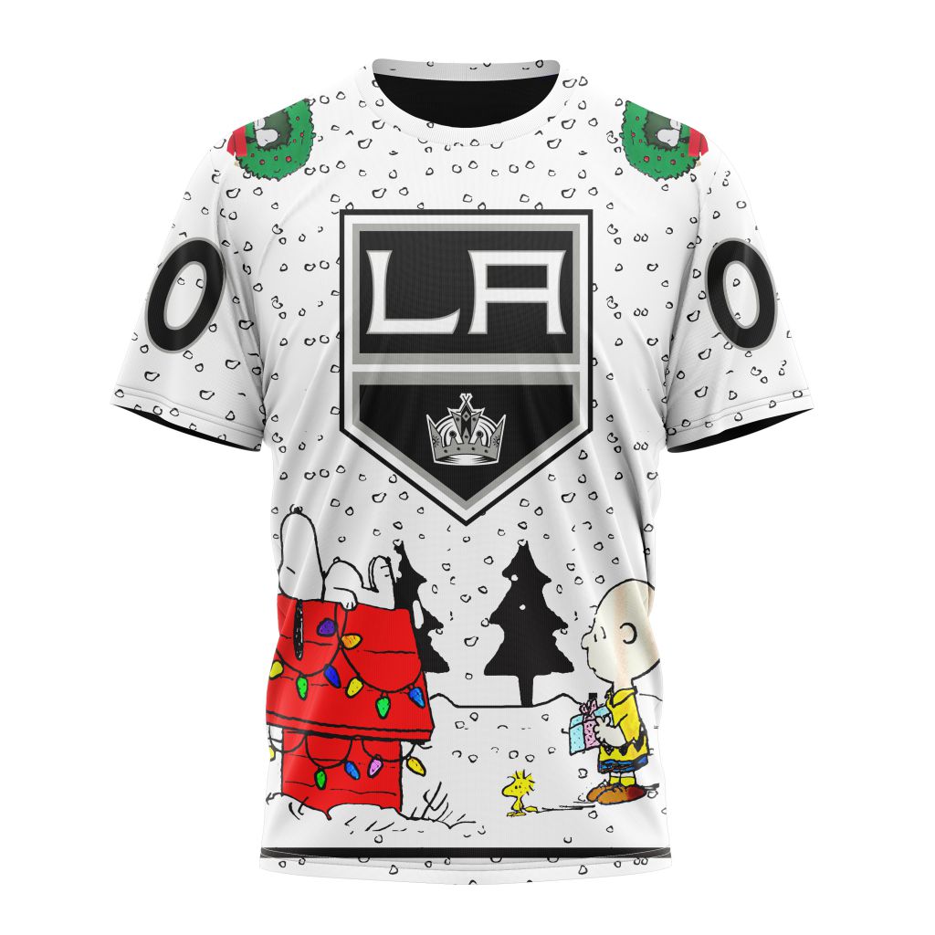Los Angeles Kings Special Peanuts Design Personalized Name And Number T-Shirt Oregontrailrvpk Shirt