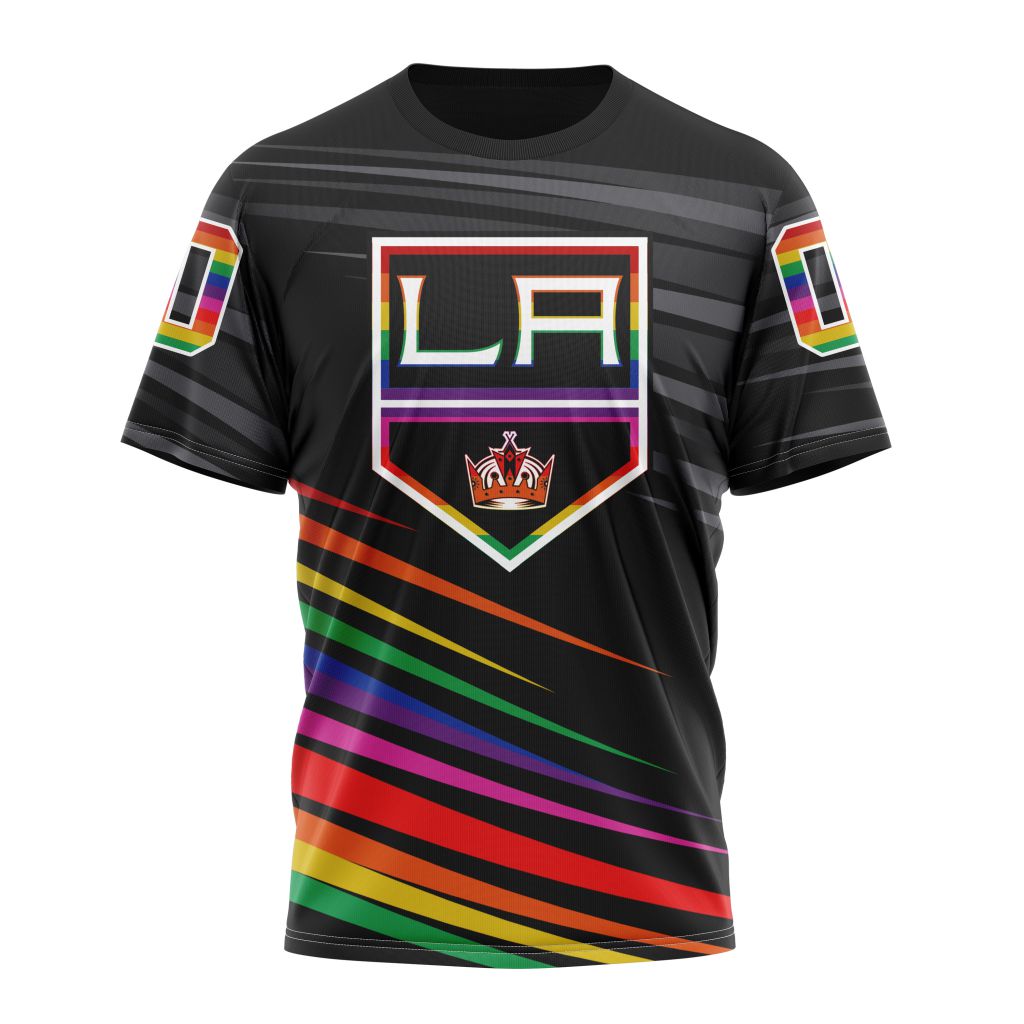 Los Angeles Kings Special Pride Design Hockey Is For Everyone 01 Personalized Name And Number T-Shirt Oregontrailrvpk Shirt