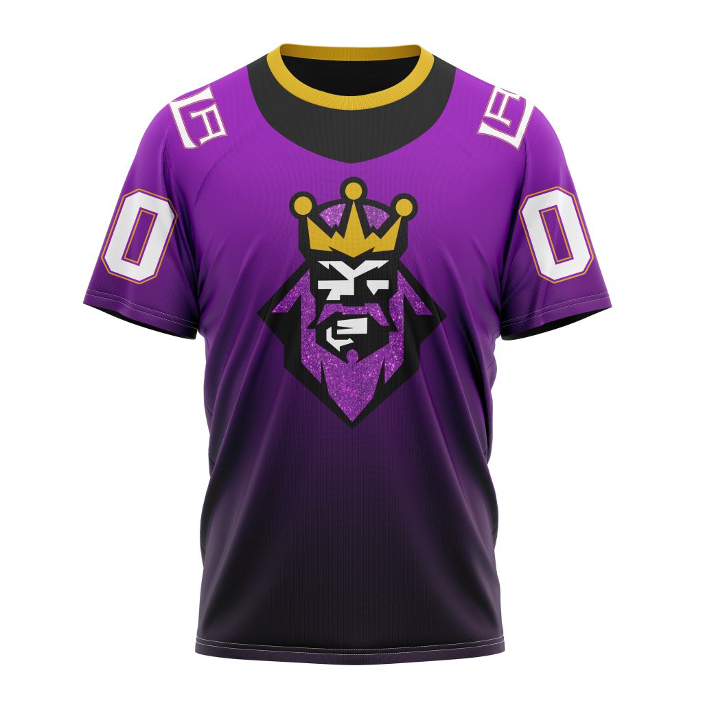 Los Angeles Kings Special Retro Gradient Design Personalized Name And Number T-Shirt Oregontrailrvpk Shirt