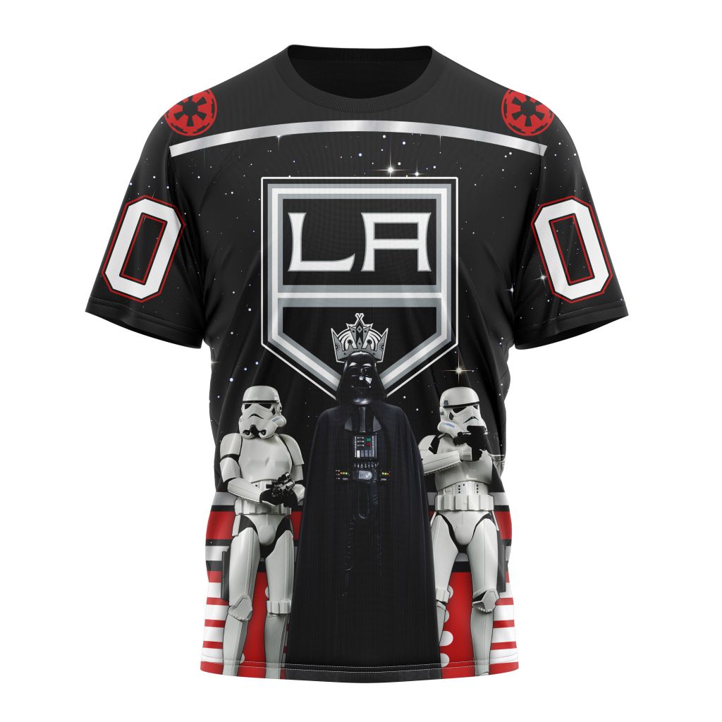 Los Angeles Kings Special Star Wars Design May The 4th Be With You Personalized Name And Number T-Shirt Oregontrailrvpk Shirt