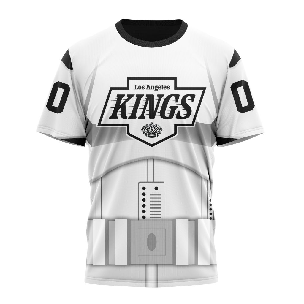 Los Angeles Kings Special Star Wars Stormtroopers Design Personalized Name And Number T-Shirt Oregontrailrvpk Shirt