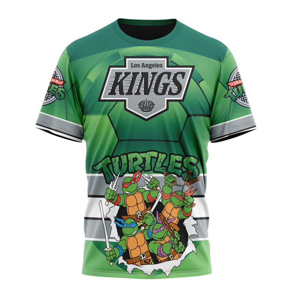 Los Angeles Kings Special Teenage Mutant Ninja Turtles Design 02 Personalized Name And Number T-Shirt Oregontrailrvpk Shirt