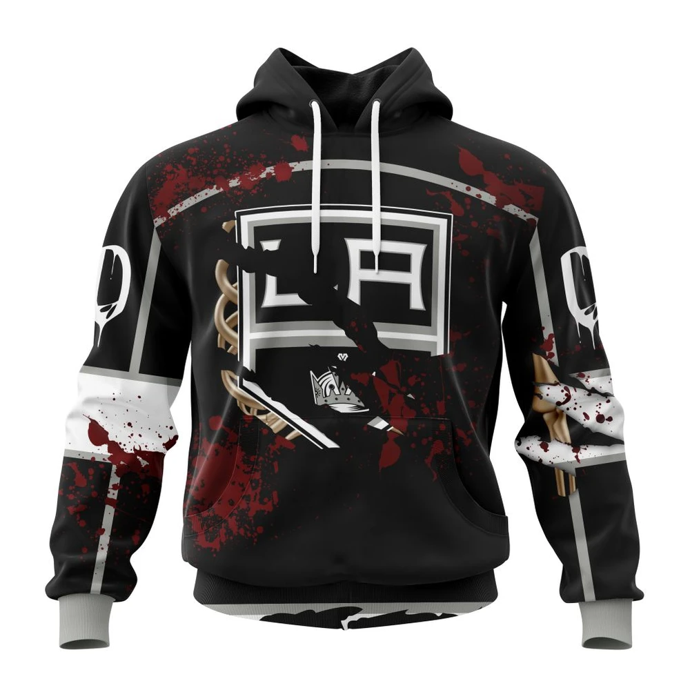 Los Angeles Kings Specialized Design Jersey With Your Ribs For Halloween All Over Print Hoodie Style 31998