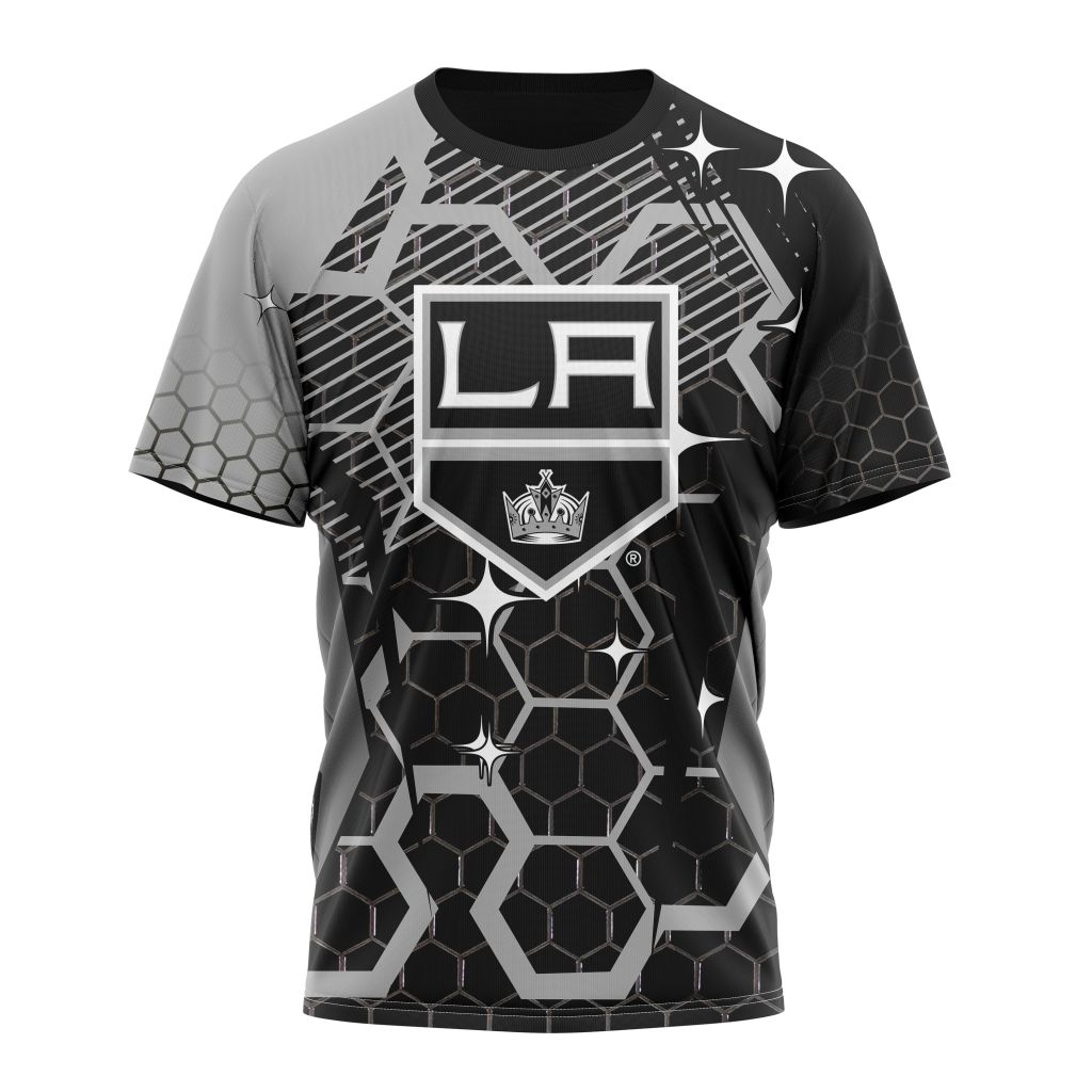 Los Angeles Kings Specialized Design With MotoCross Syle Personalized Name And Number T-Shirt Oregontrailrvpk Shirt