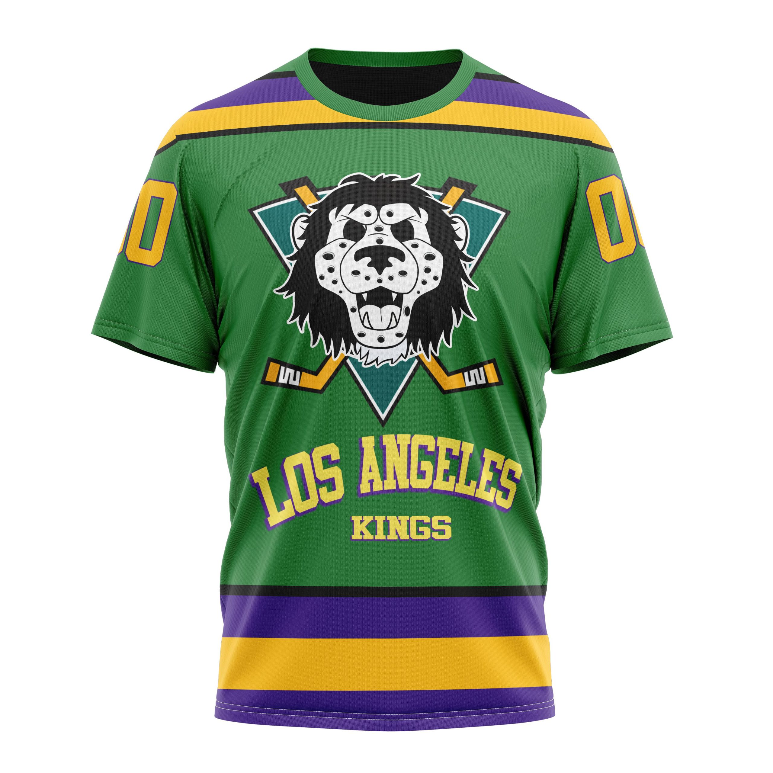 Los Angeles Kings Specialized Design X The Mighty Ducks Personalized Name And Number T-Shirt Oregontrailrvpk Shirt