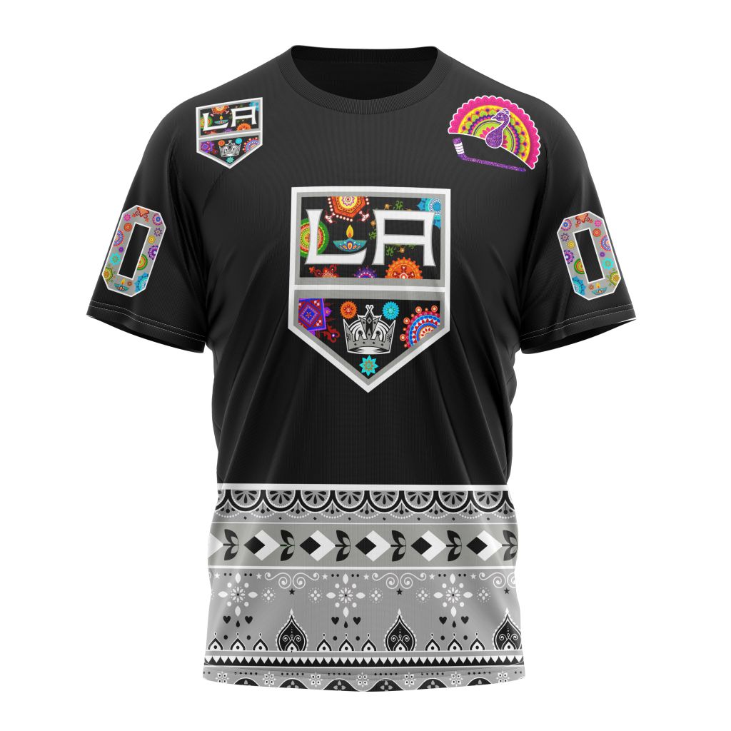 Los Angeles Kings Specialized Jersey Hockey For All Diwali Festival Personalized Name And Number T-Shirt Oregontrailrvpk Shirt