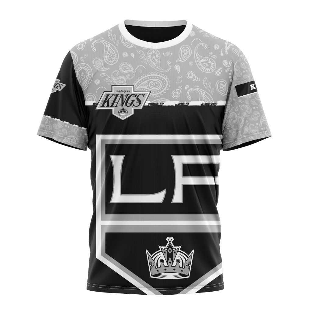 Los Angeles Kings Specialized Jersey Hockey With Paisley Personalized Name And Number T-Shirt Oregontrailrvpk Shirt