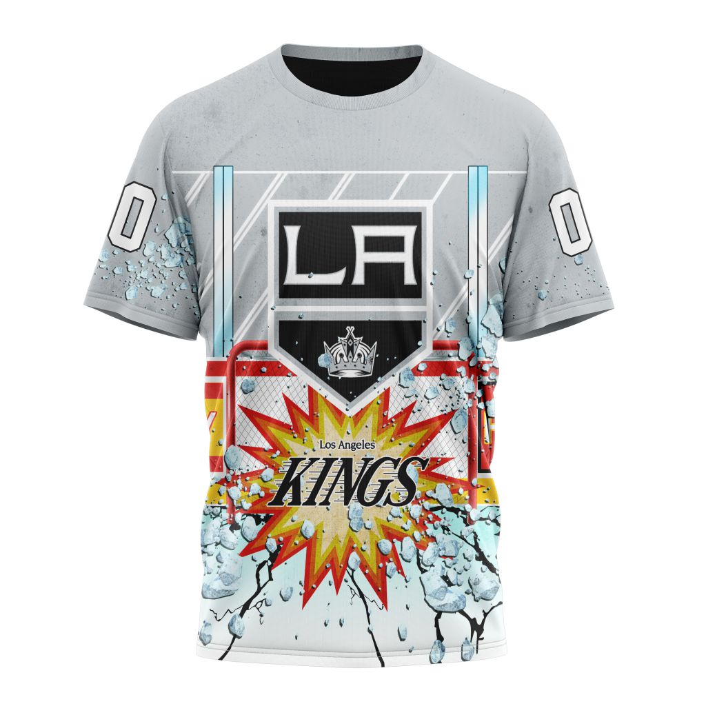 Los Angeles Kings Specialized Jersey With Ice Hockey Arena Personalized Name And Number T-Shirt Oregontrailrvpk Shirt