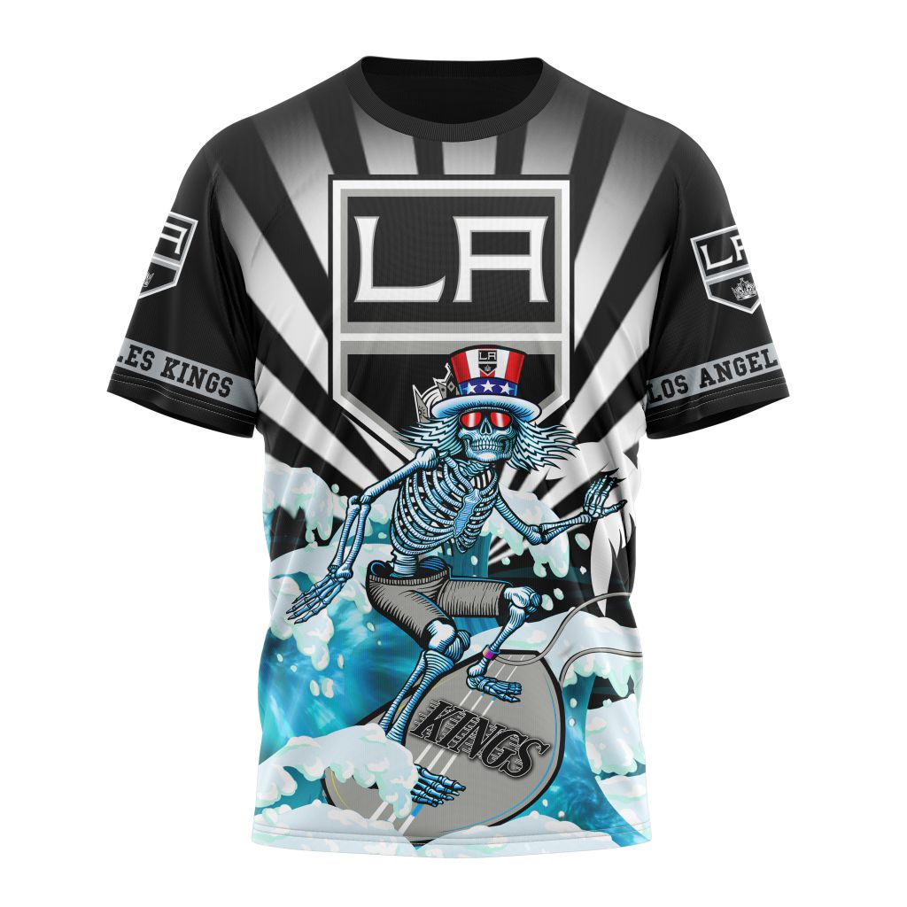 Los Angeles Kings Specialized Kits For The Grateful Dead Personalized Name And Number T-Shirt Oregontrailrvpk Shirt