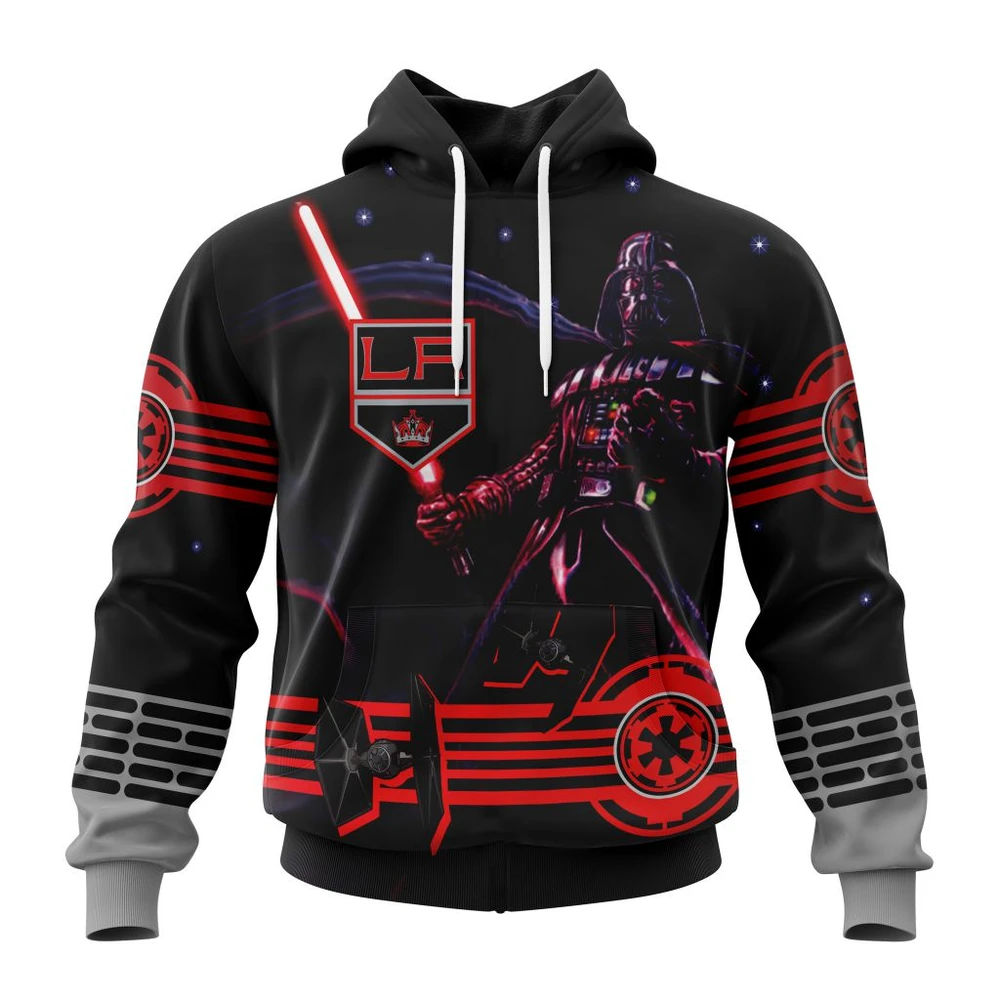 Los Angeles Kings Specialized Starwar Darth Vader Version Jersey All Over Print Hoodie Style 85227