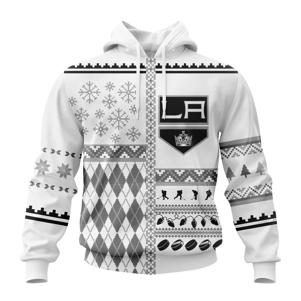 Los Angeles Kings Specialized Unisex Christmas Is Coming All Over Print Hoodie Style 47334