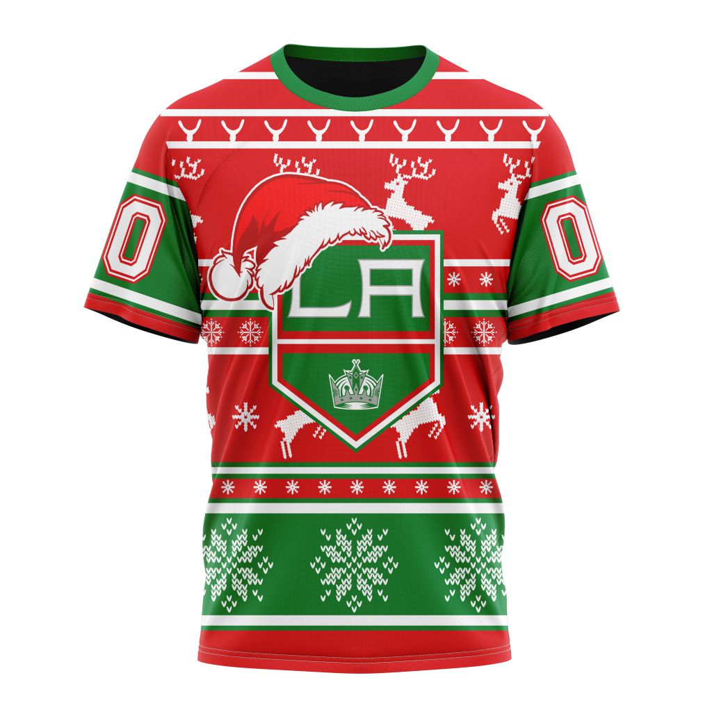 Los Angeles Kings Specialized Unisex Christmas Is Coming Personalized Name And Number T-Shirt Oregontrailrvpk Shirt