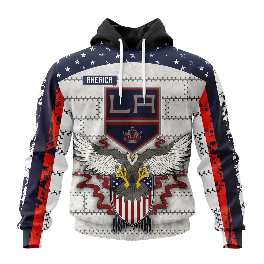 Los Angeles Kings Specialized Unisex In Us Concepts All Over Print Hoodie Style 65992