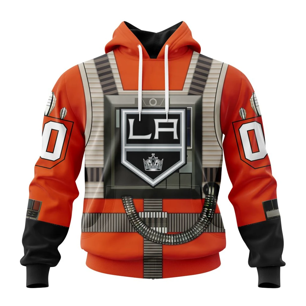 Los Angeles Kings Star Wars Rebel Pilot Design All Over Print Hoodie Style 18585