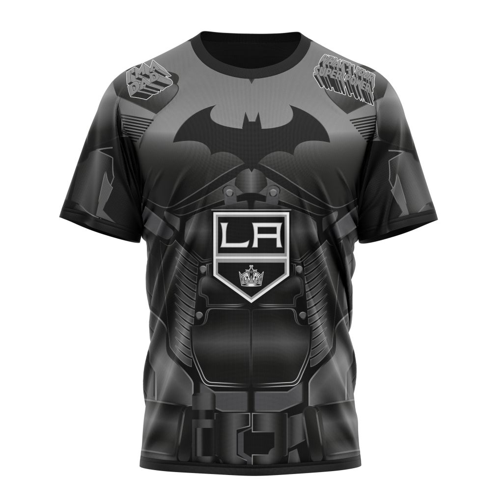 Los Angeles Kings X Batman Specialized Design For Father Day Personalized Name And Number T-Shirt Oregontrailrvpk Shirt