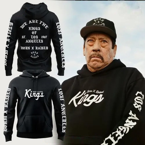 Los Angeles Kings x Born x Raised Special Hoodie Best Gifts For Hockey Fans