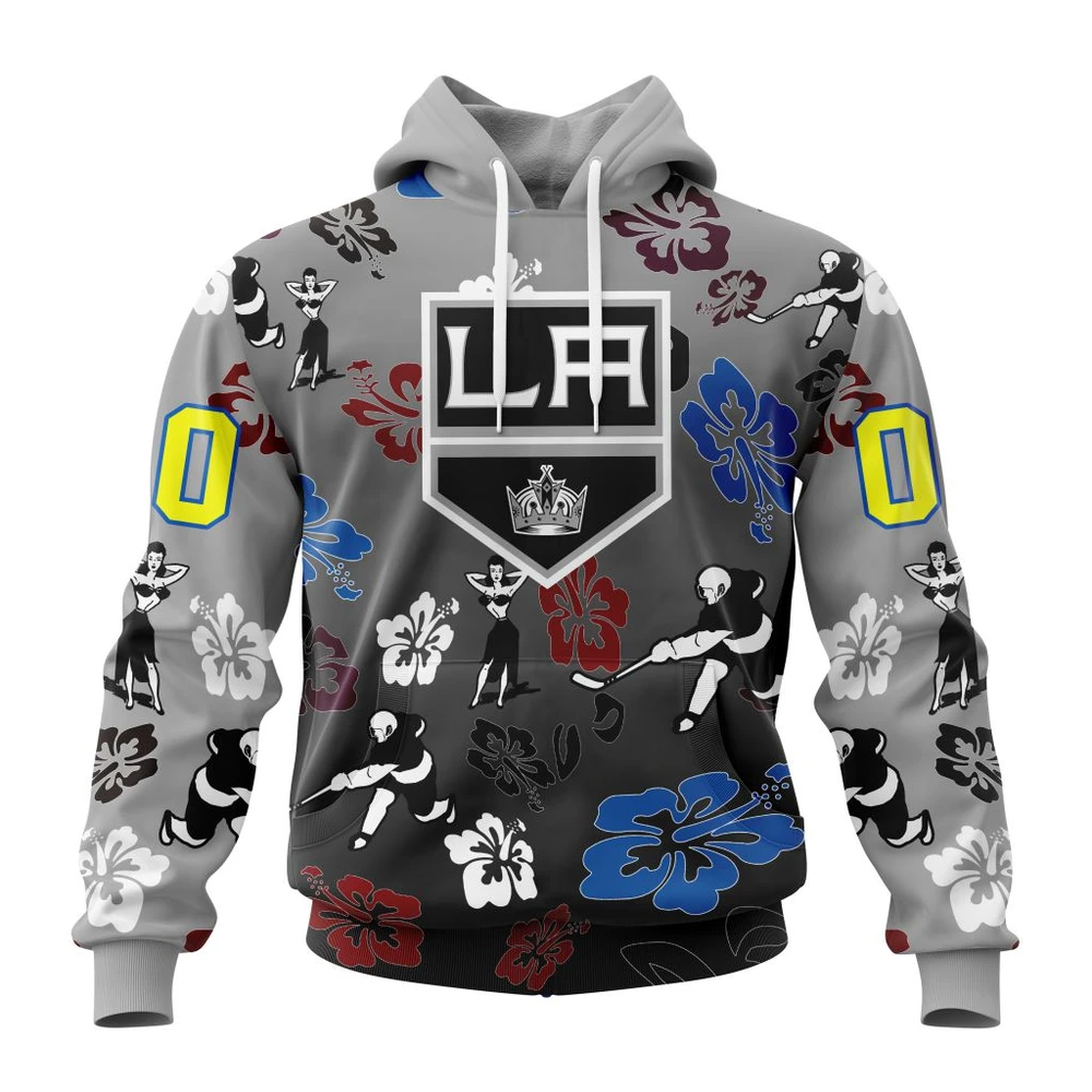 Los Angeles Kings X Hawaii Specialized Design For Hawaiia All Over Print Hoodie Style 91510