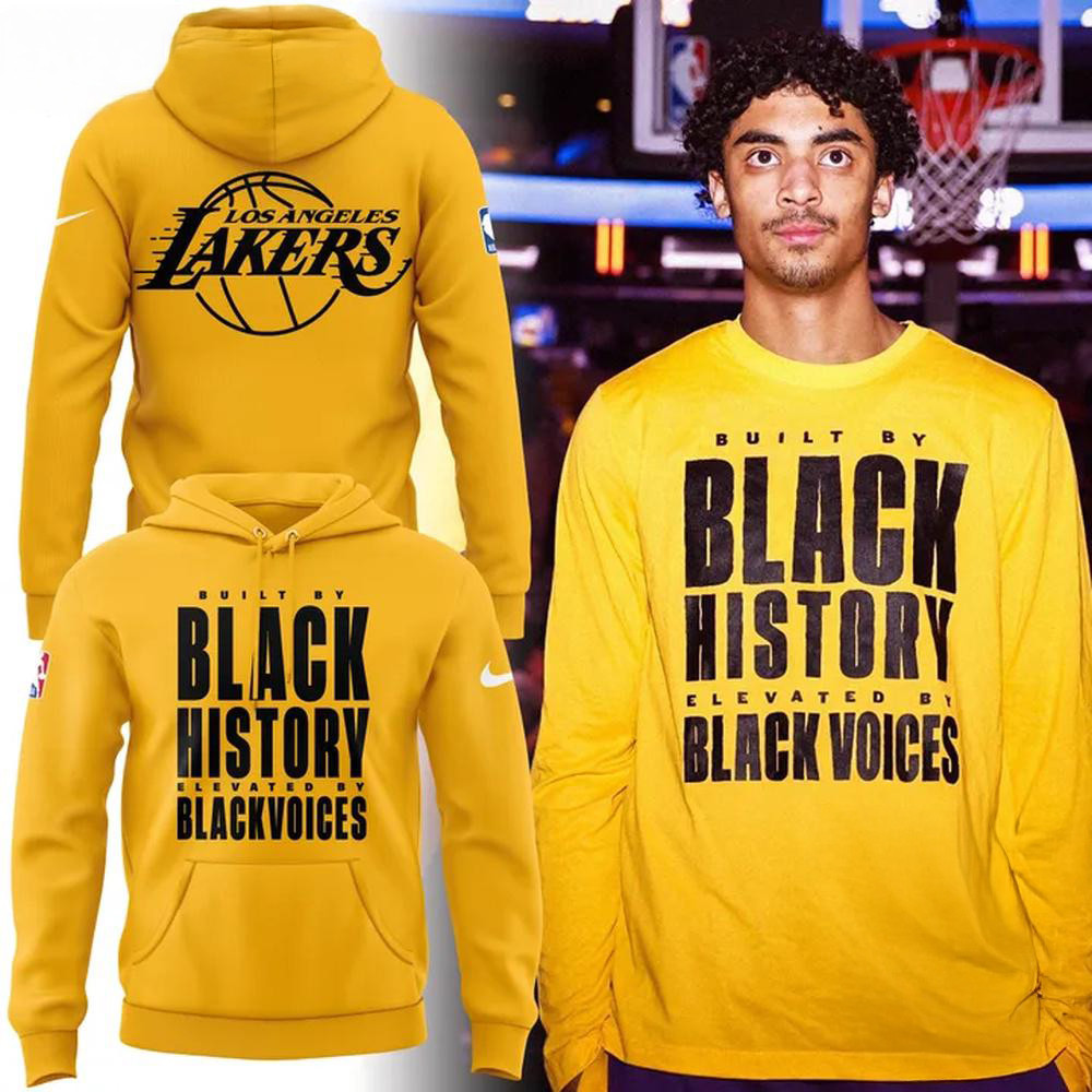 Los Angeles Lakers Black Excellence New Hoodie Basketball Lover