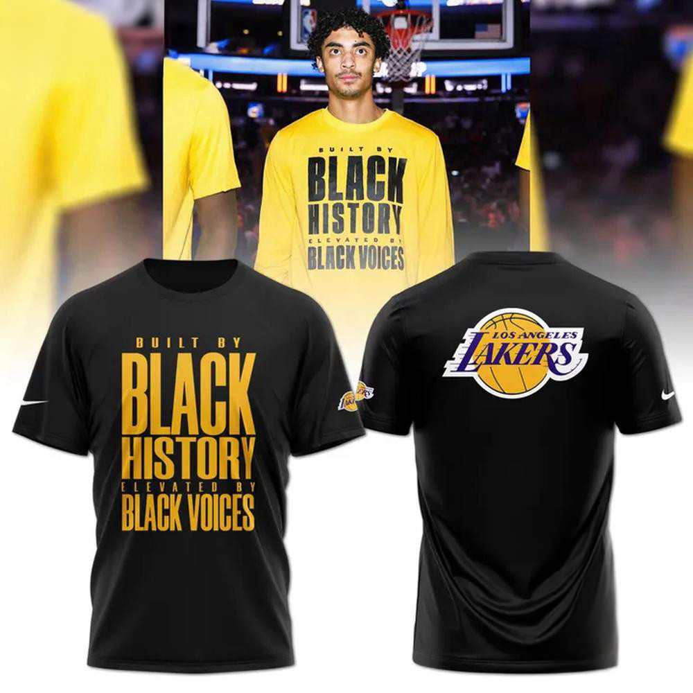 Los Angeles Lakers Black History Black Voices Shirt Gifts For Basketball Fan Oregontrailrvpk Shirt