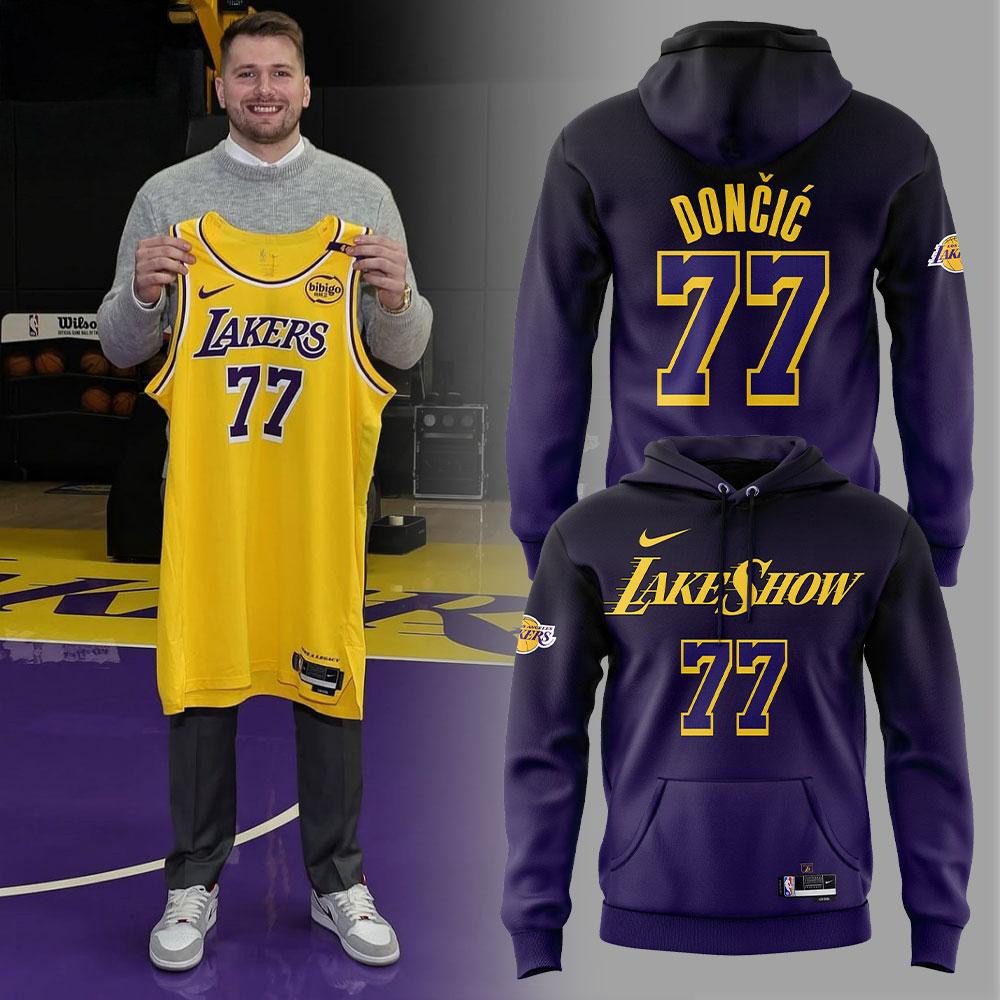 Los Angeles Lakers Luka Doncic Lake Show Hoodie Best Gift For A Basketball Fan