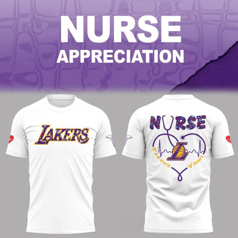 Los Angeles Lakers Nurse Appreciation Shirt Gift Ideas For Basketball Lovers Oregontrailrvpk Shirt