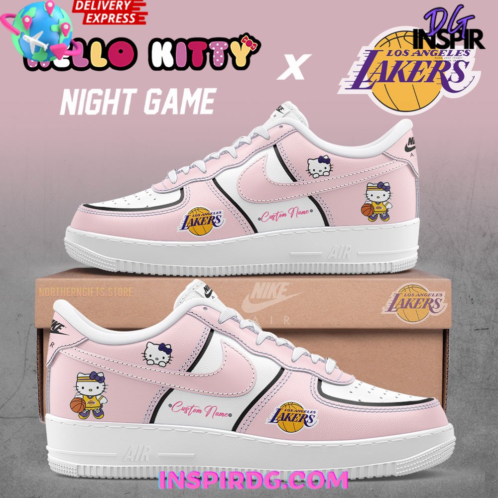 Los Angeles Lakers x Hello Kitty Limited Air Force 1