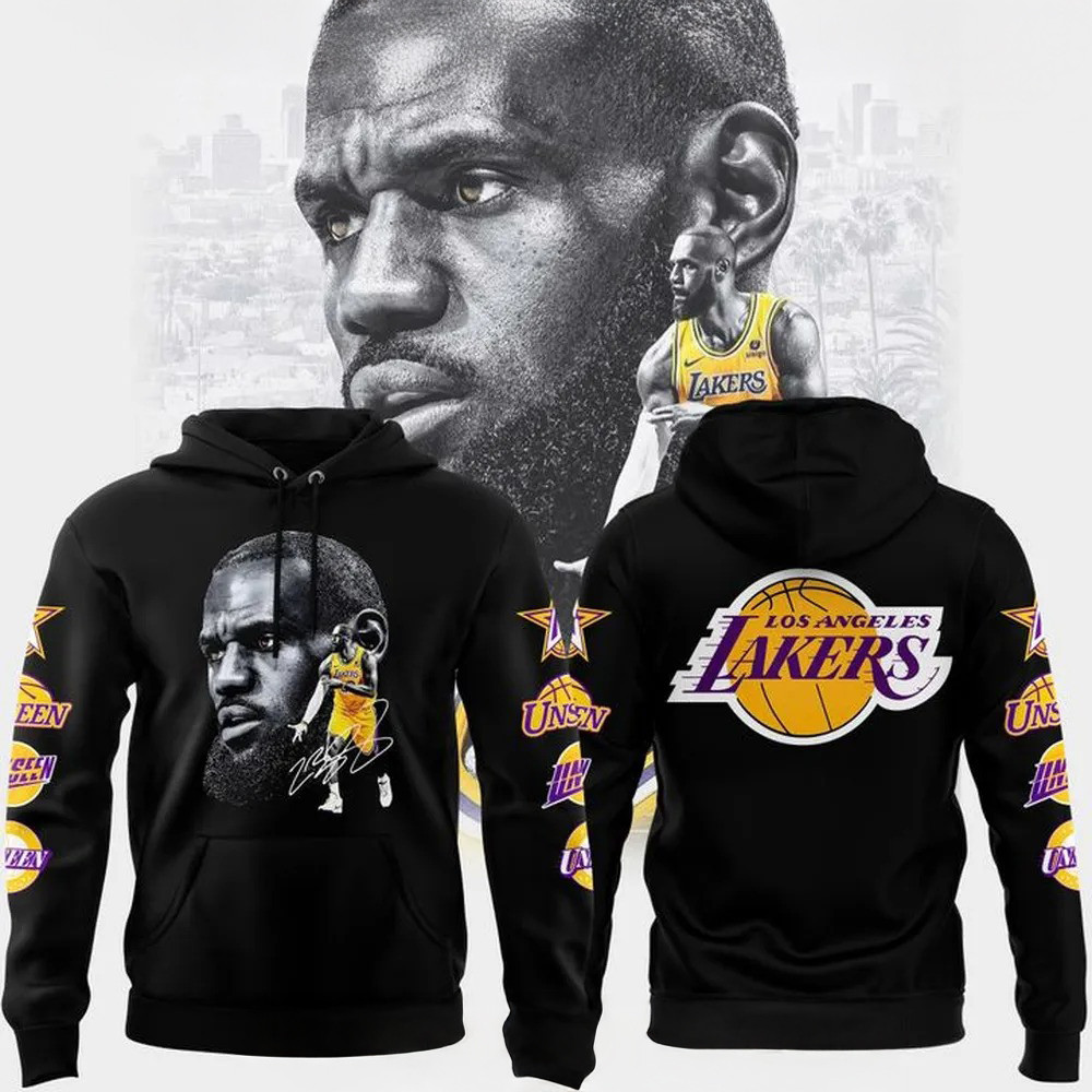 Los Angeles Lakers x LeBron James Special Hoodie Basketball