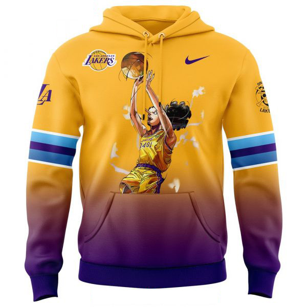 Los Angeles Lakers x One Piece Special Usopp Hoodie Gift Ideas For Basketball Lovers