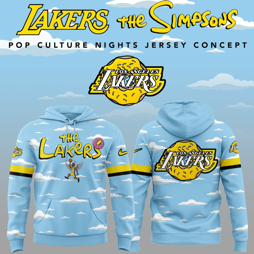 Los Angeles Lakers x The Simpsons Hoodie Gift For Lakers Fans