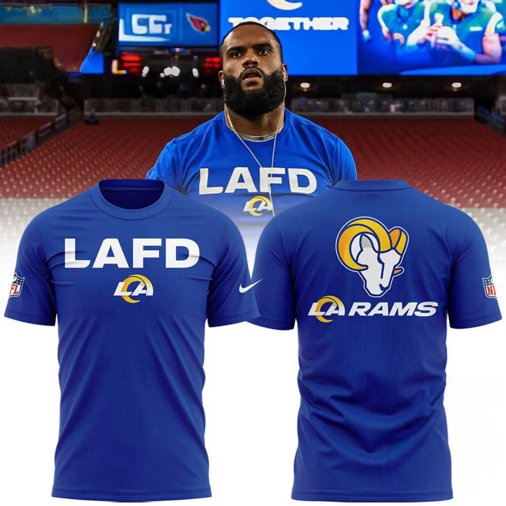 Los Angeles Rams LAFD Shirt Gifts For Football Fan Oregontrailrvpk Shirt