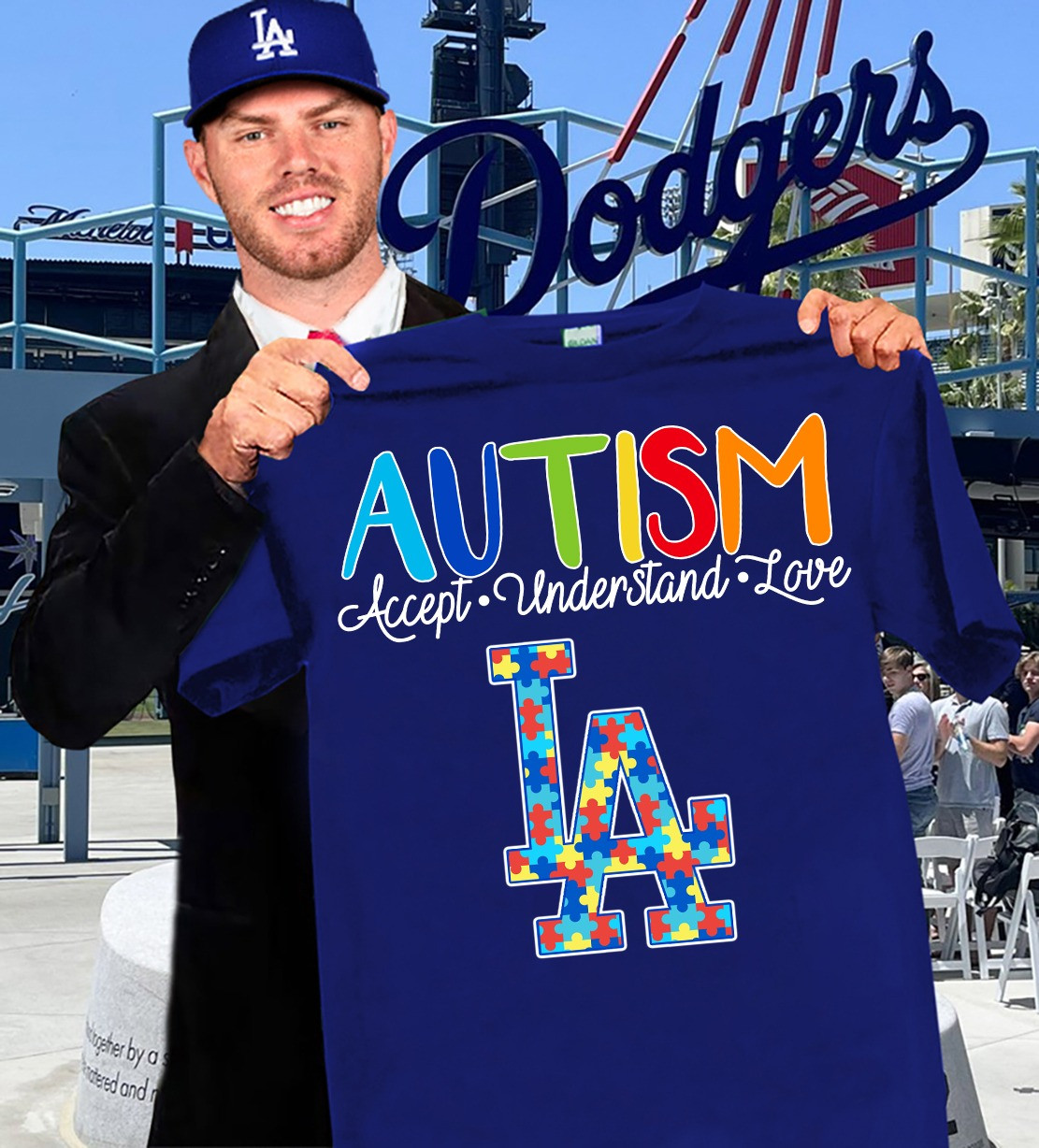 Los Angles Dodgers Autism Awareness Month T-Shirt Accept Understand Gifts For Dodgers Fans Oregontrailrvpk Shirt