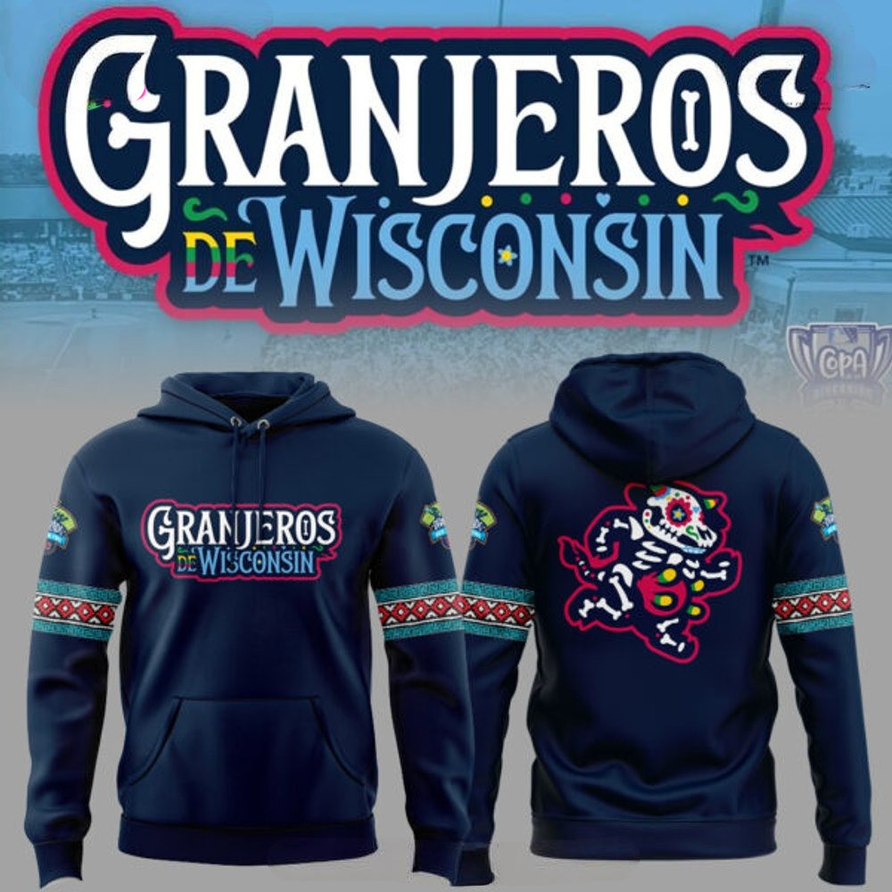 Los Granjeros de Wisconsin 2025 Special Hoodie Gifts For Husband