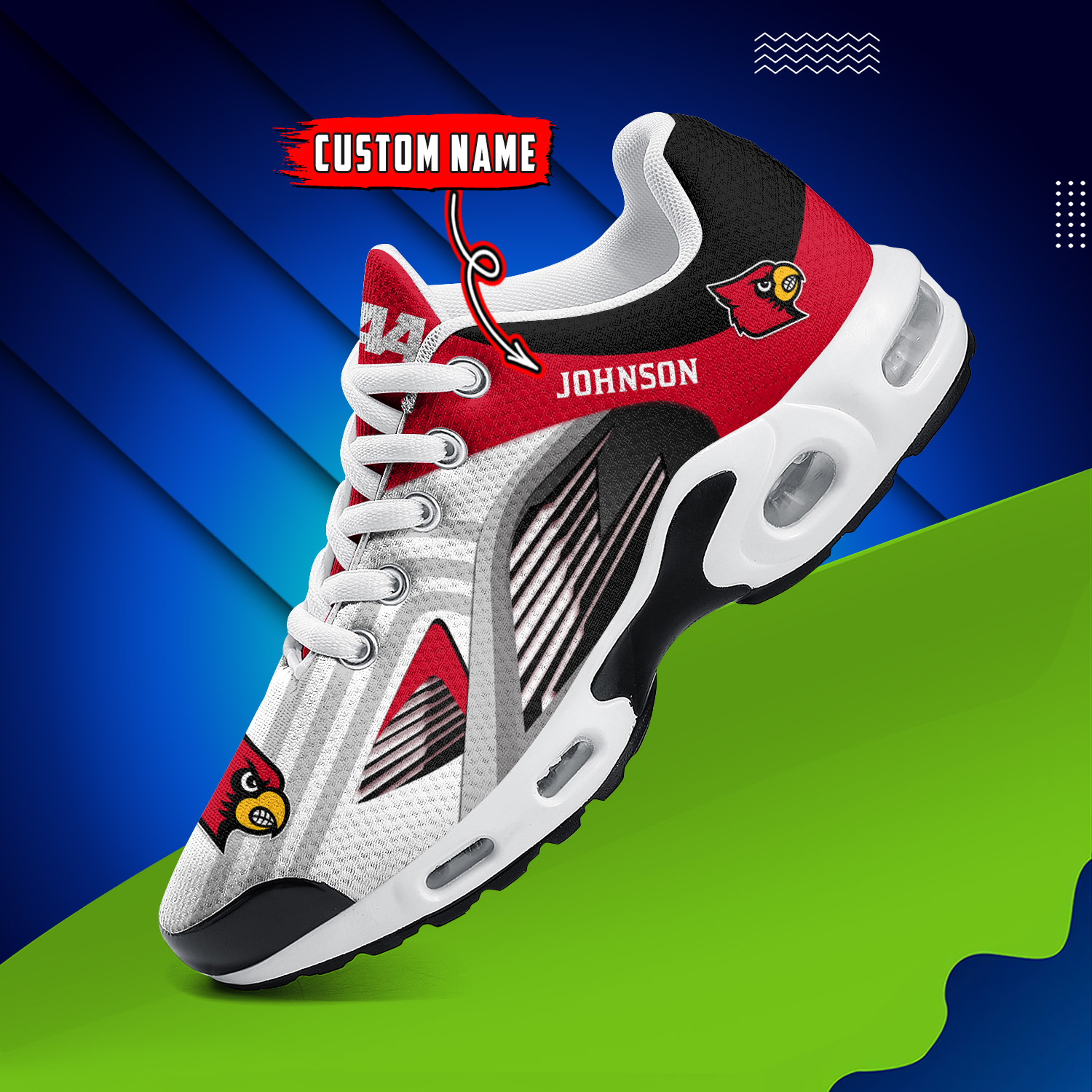 Louisville Cardinals Air Max Plus Shoes Sneakers For Men And Women