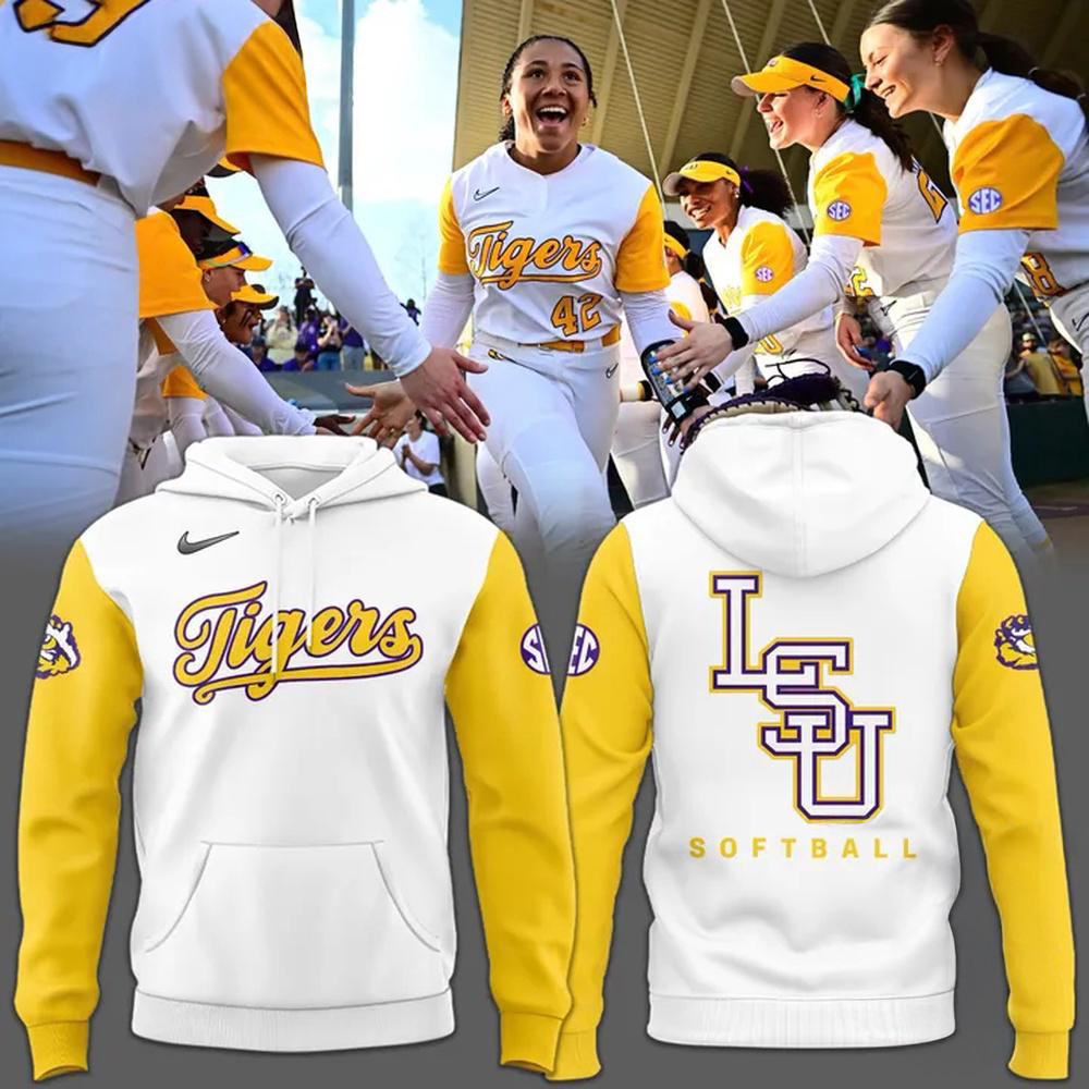 LSU Tigers Softball 2025 Special New Hoodie Gifts For Softball Fan