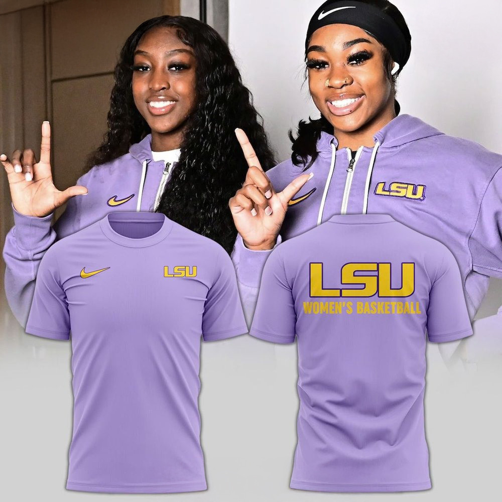 LSU Tigers Women's Basketball 2025 Purple T-Shirt Basketball Enthusiast Gifts Oregontrailrvpk Shirt