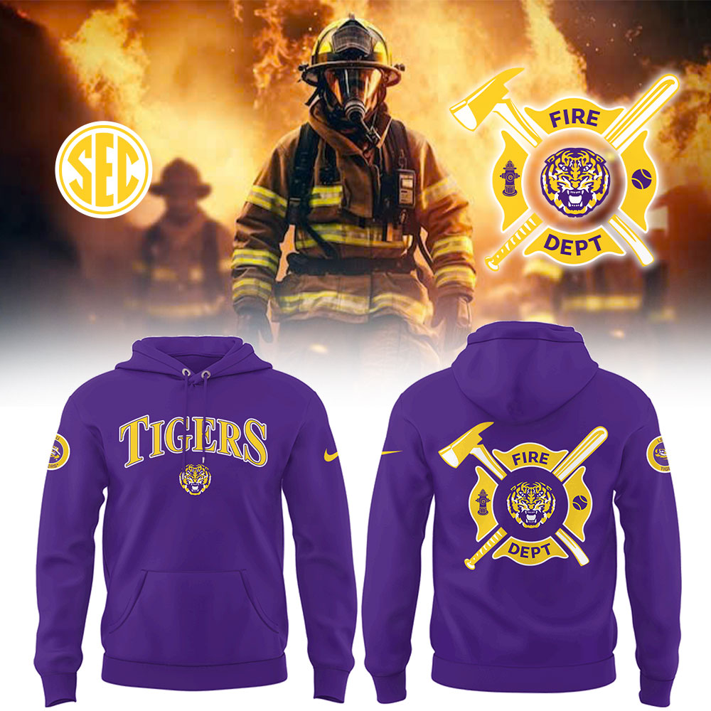 LSU Tigers x Firefighter Appreciation Night Hoodie