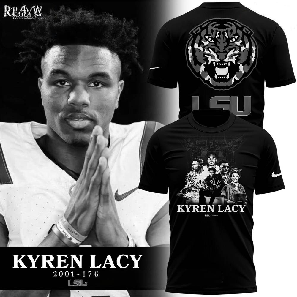 LSU Tigers x Kyren Lacy 2000-2025 T-Shirt Oregontrailrvpk Shirt