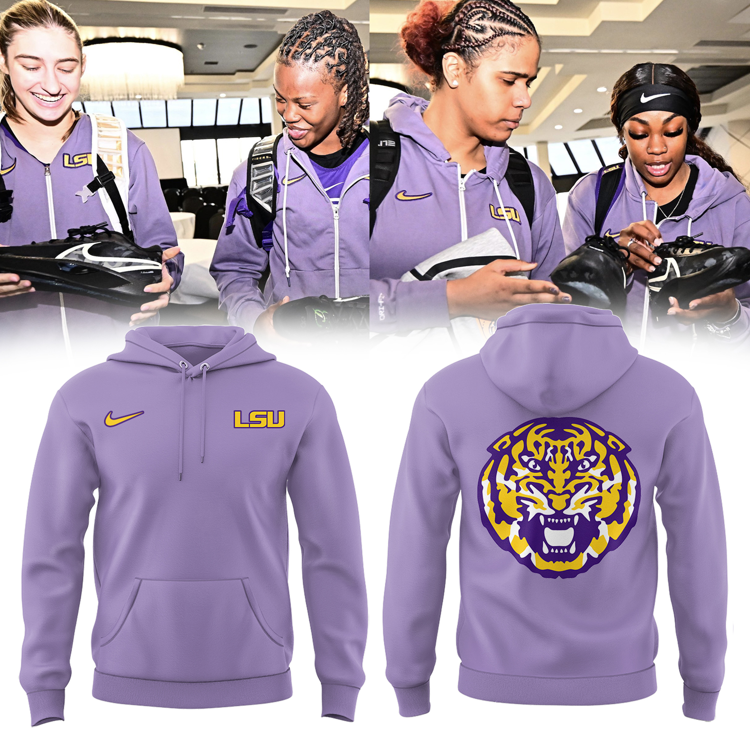 LSU Women's Basketball Hoodie Good Gifts For Basketball Players