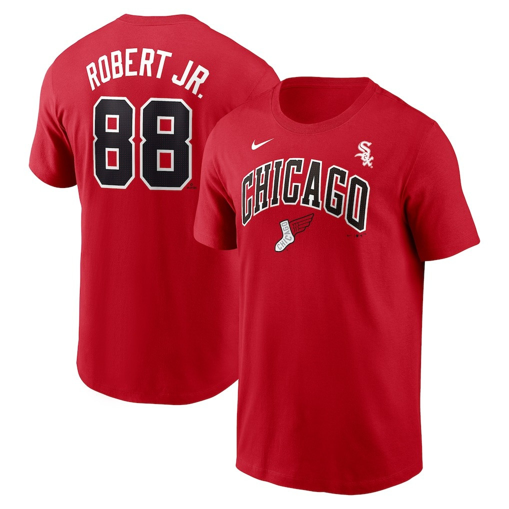 Luis Robert Jr. Chicago White Sox City Connect Shirt 2025 Fuse Name & Number T-Shirt Merch Oregontrailrvpk Shirt