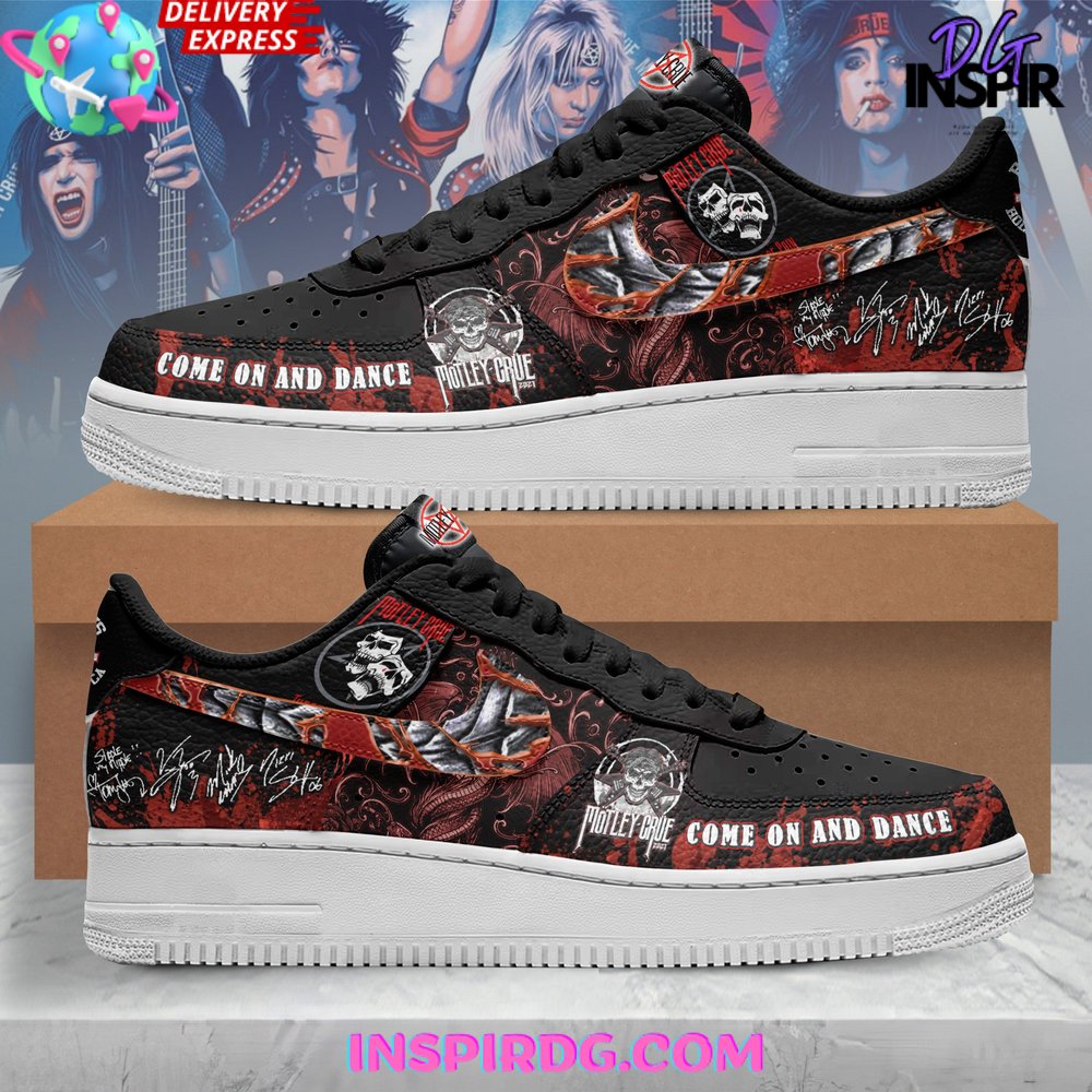 Mötley Crüe Come On And Dance Limited Air Force 1