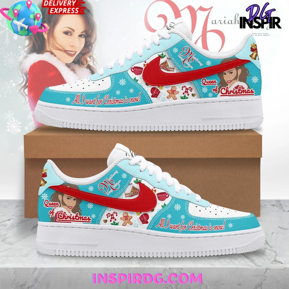 Mariah Carey Queen Of Christmas Limited Edition Air Force 1