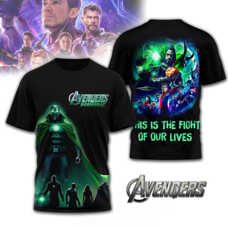 Marvel Avengers Doomsday 3D T-Shirt For Gamers Oregontrailrvpk Shirt