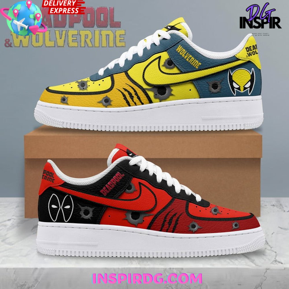 Marvel DEADPOOL x WOLVERINE Limited Edition Air Force 1