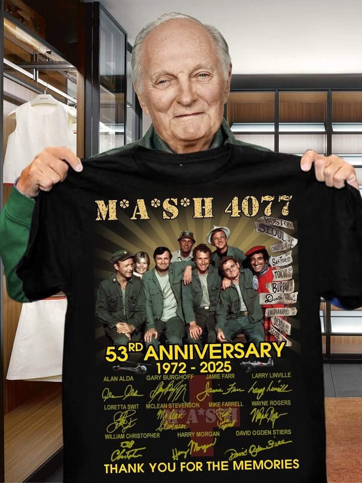 Mash 4077 53rd Anniversary 1972-2025 Thank You For The Memories T-Shirt Oregontrailrvpk Shirt
