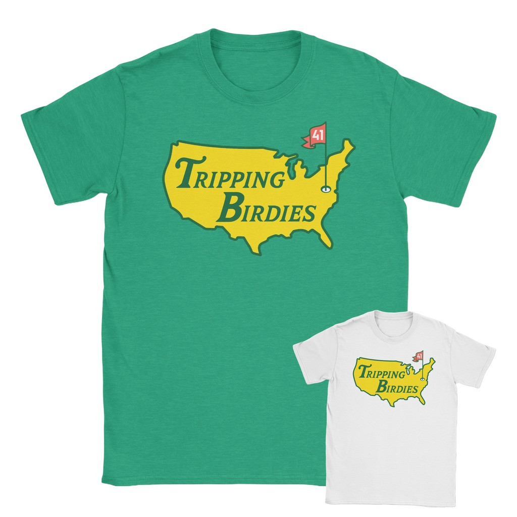 Masters 20205 Merch Tripping Birdies T-Shirt Golf Masters Tournament 2025 Fan Merch Oregontrailrvpk Shirt
