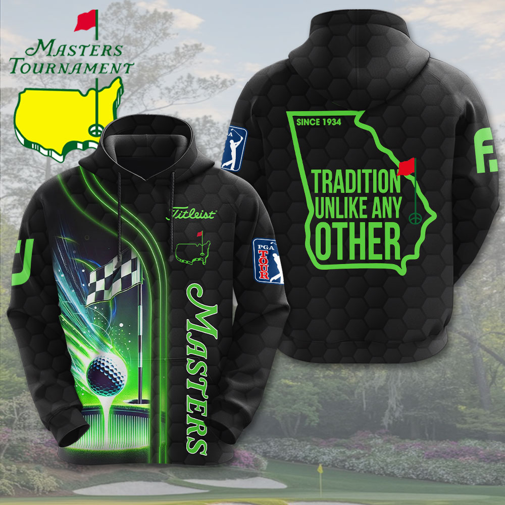 Masters Tournament Titl 3D Hoodie Cool Golf Gifts
